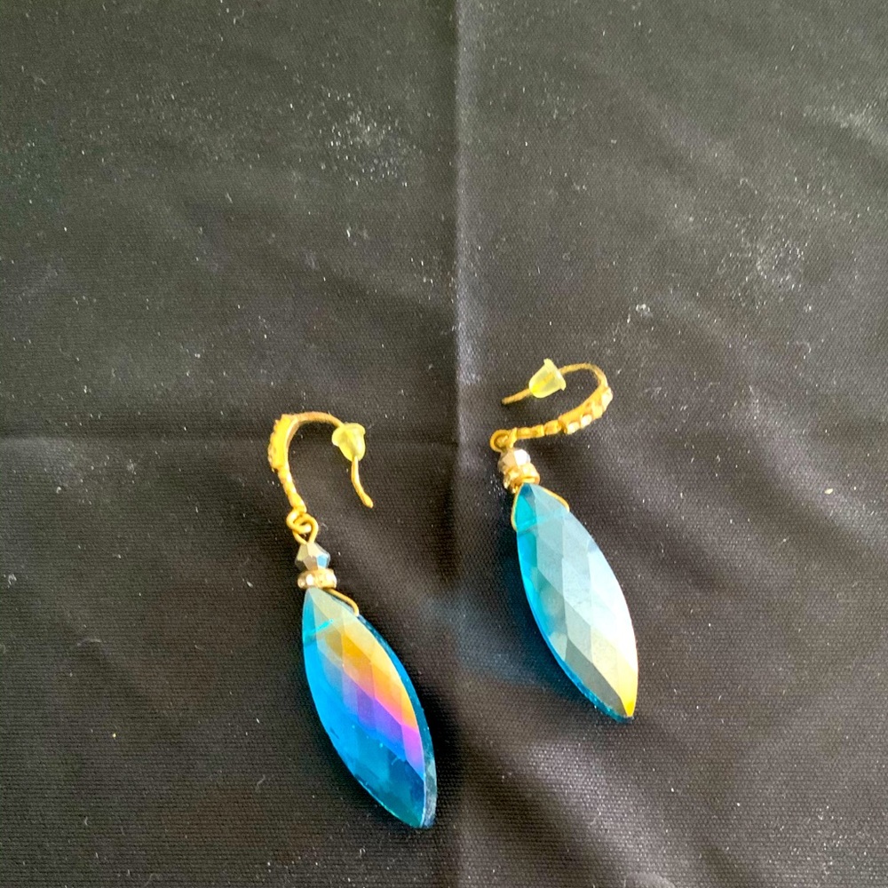 Beautiful Blue Stone Earrings